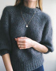 Saturday Night Sweater, Petite Knit. Knitting Pattern