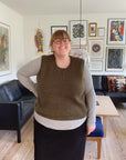 Stockholm Slipover - Adult, Petite Knit. Knitting Pattern