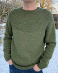 Anker's Sweater, My Boyfriend's Size, Petite Knit. Knitting Pattern