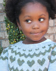 Bean and Olive Jumper, Drea Renee. Knitting Pattern