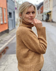 Caramel Sweater, Petite Knit. Knitting Pattern