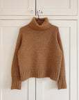 Caramel Sweater, Petite Knit. Knitting Pattern