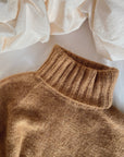 Caramel Sweater, Petite Knit. Knitting Pattern
