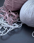 Chaska. Muhu Baby Alpaca 8ply Polar Grey (757)