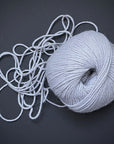 Chaska. Muhu Baby Alpaca 8ply Polar Grey (757)