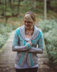 Comfort Fade Cardi, Drea Renee Knits, Print Knitting Pattern