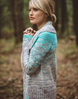 Comfort Fade Cardi, Drea Renee Knits, Print Knitting Pattern