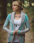 Comfort Fade Cardi, Drea Renee Knits, Print Knitting Pattern