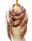 Crazy Diamond Wrap, Ambah O'Brien Print Knitting Pattern