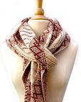 Crazy Diamond Wrap, Ambah O'Brien Print Knitting Pattern