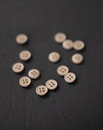 Cotton Button 15mm - Ecru