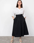 The Assembly Line - Elastic Waist Maxi Skirt