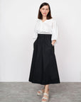 The Assembly Line - V-Neck Cuff Top
