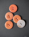 Enamel Shell Buttons 25mm - various colours