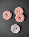 Enamel Shell Buttons 25mm - various colours