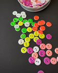 Enamel Shell Buttons 15mm - various colours