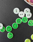 Enamel Shell Buttons 15mm - various colours