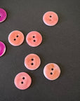 Enamel Shell Buttons 15mm - various colours
