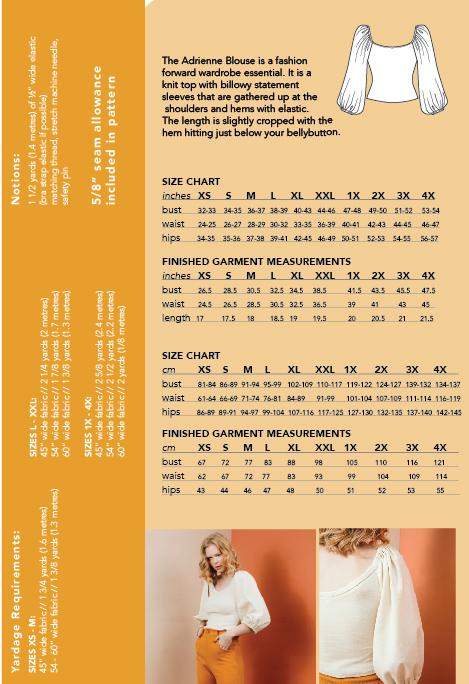 Friday Pattern Company - Adrienne Blouse