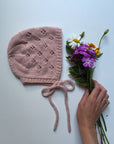 Rigmor's Bonnet, Petite Knit. Knitting Pattern