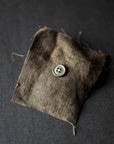 Cotton Button 15mm - Knapsack Green