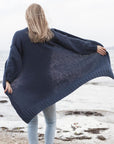 Fran Longline Cardigan, The Woven Knitting Pattern