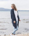 Fran Longline Cardigan, The Woven Knitting Pattern
