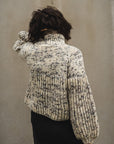 White Sheep Sweater, Ruke Knit. Print Knitting Pattern