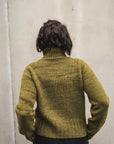 Turtleneck Sweater, Ruke Knit. Print Knitting Pattern
