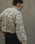 White Sheep Sweater, Ruke Knit. Print Knitting Pattern