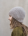 Pearl Rib Hat, Ruke Knit. Print Knitting Pattern