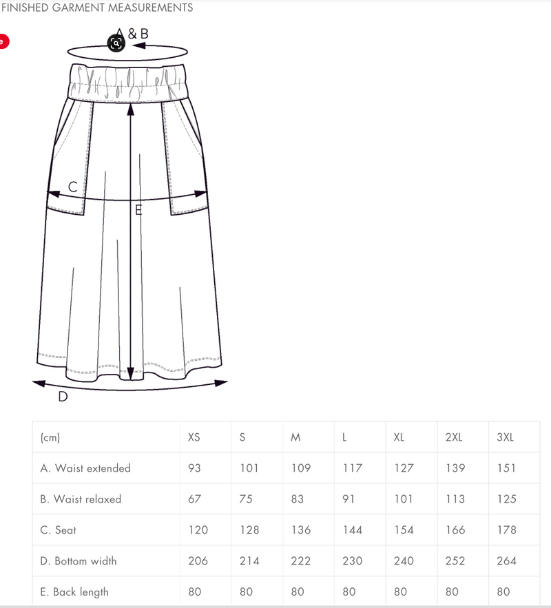 The Assembly Line - Elastic Waist Maxi Skirt