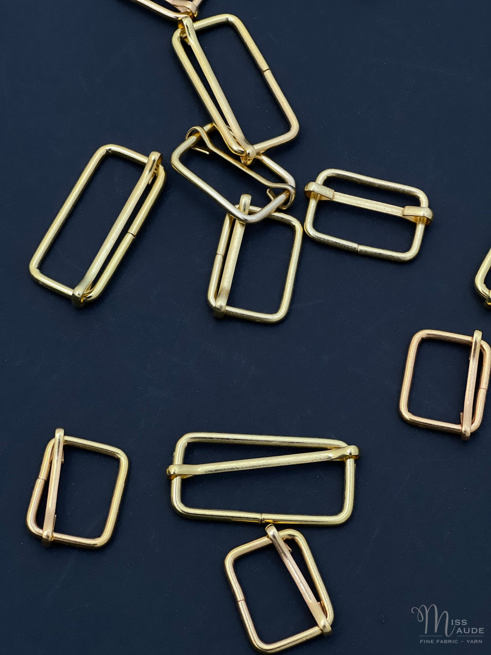 Gold Metal Adjustable Slider - Various sizes