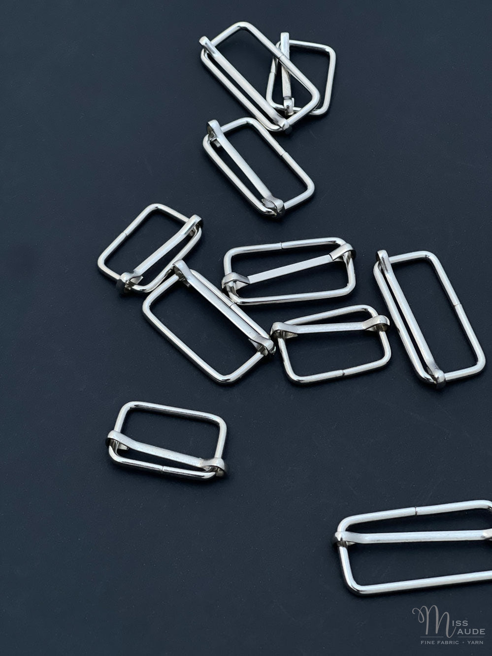 Nickel Metal Adjustable Slider - Various sizes