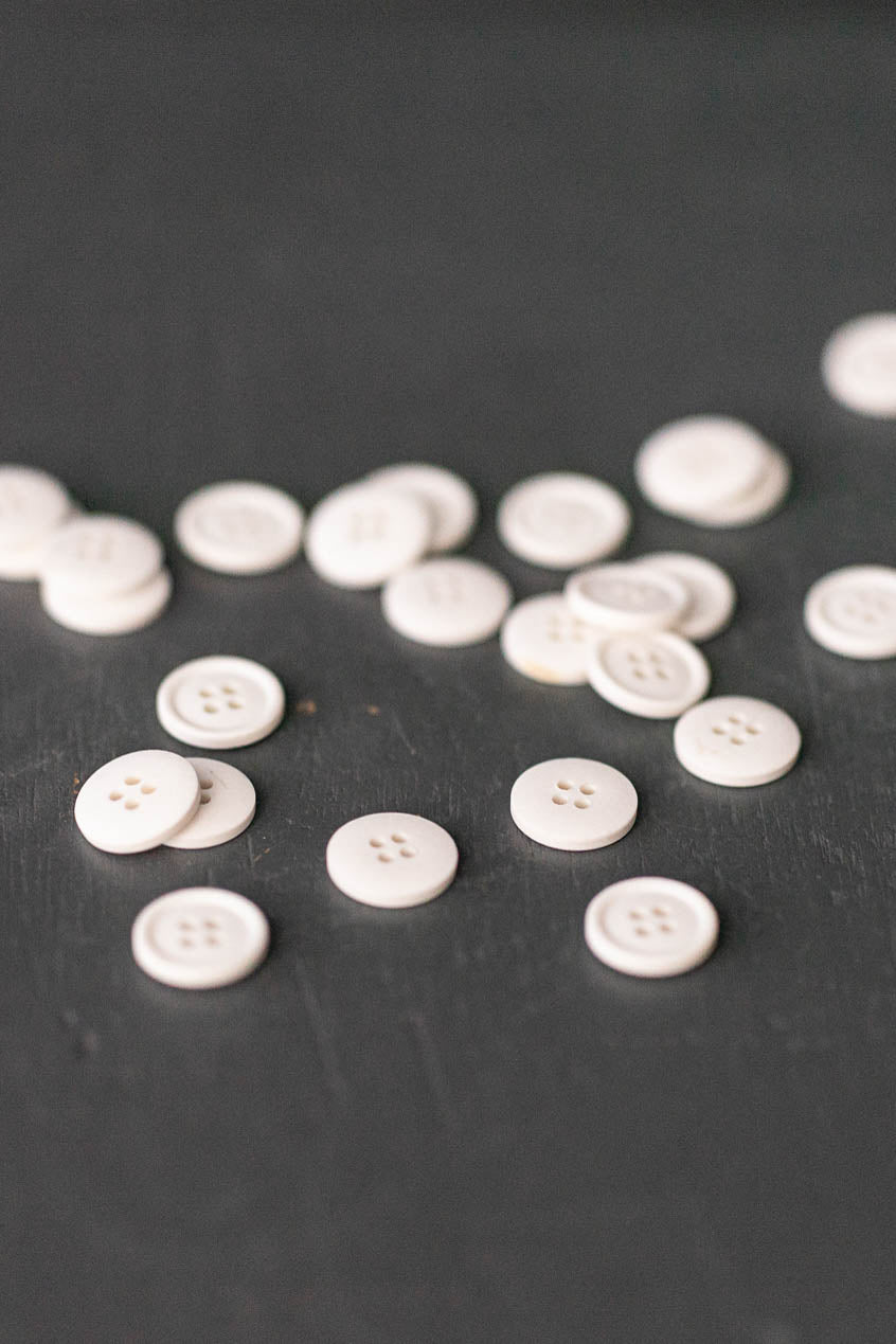 Cotton Buttons 11mm - Various Colours