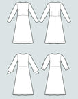 The Assembly Line - Multi-Sleeve Midi Dress