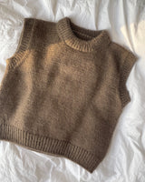 Novice Slipover, Petite Knit. Knitting Pattern