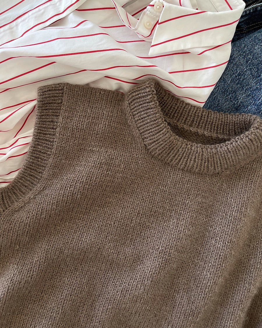 Novice Slipover, Petite Knit. Knitting Pattern