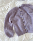Novice Cardigan - Mohair Junior Petite Knit. Knitting Pattern