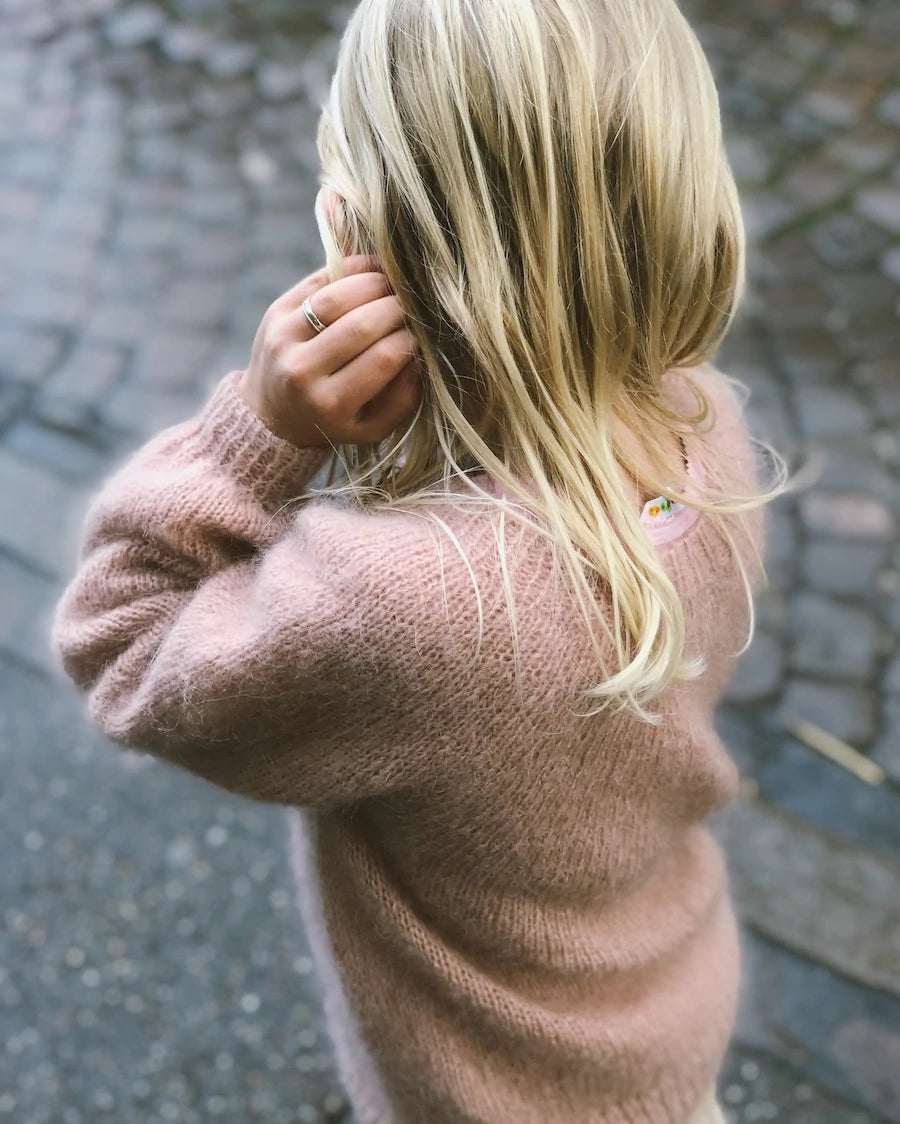 Novice Sweater Junior - Mohair Petite Knit. Knitting Pattern