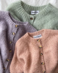 Novice Cardigan - Mohair Junior Petite Knit. Knitting Pattern