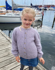 Novice Cardigan - Mohair Junior Petite Knit. Knitting Pattern