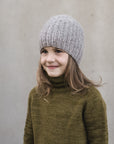 Pearl Rib Hat, Ruke Knit. Print Knitting Pattern