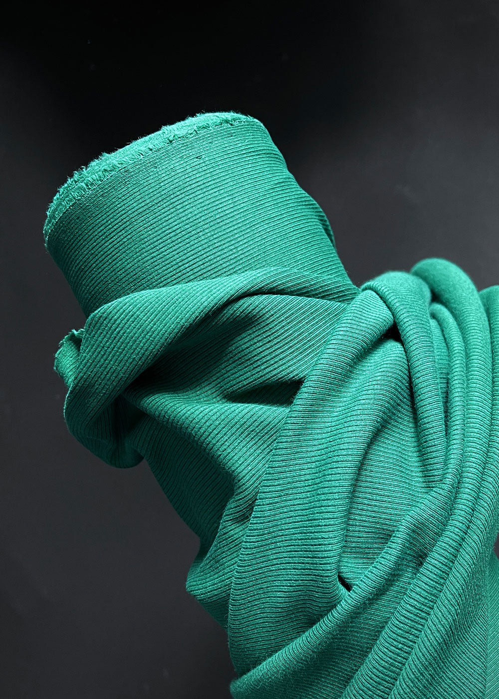 Cotton Rib - Pine Green