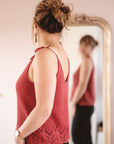 Posy Tank, Along Avec Anna. Printed Knitting Pattern