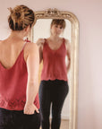 Posy Tank, Along Avec Anna. Printed Knitting Pattern