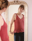 Posy Tank, Along Avec Anna. Printed Knitting Pattern
