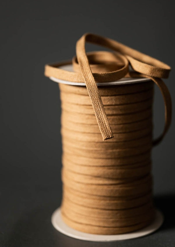 Recycled Cotton 10mm Drawstring. Camel