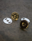 Magnetic Bag Snap - Gold, Nickel, or Antique Brass