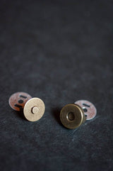 Magnetic Bag Snap - Gold, Nickel, or Antique Brass